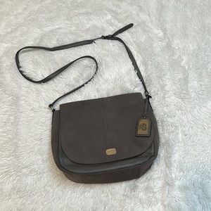 🐾 Ralph Lauren Leather Satchel Crossbody Purse